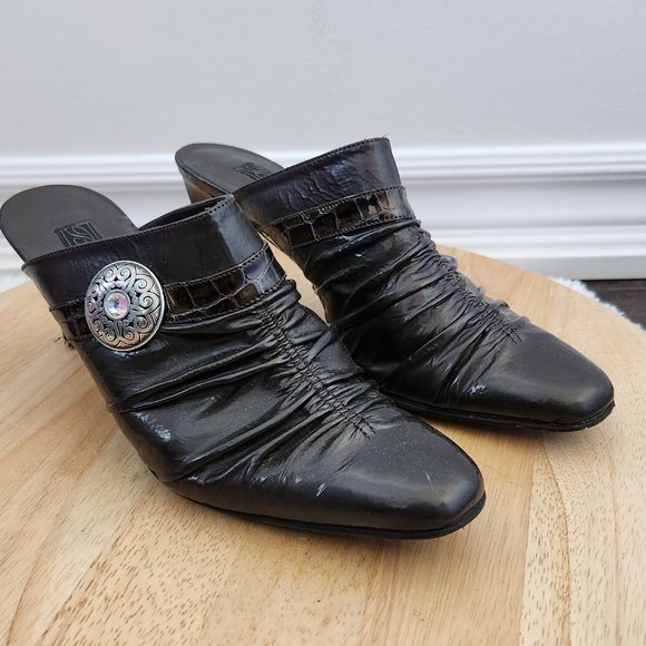 Brighton rubens krinkle mules - Picture 3 of 10